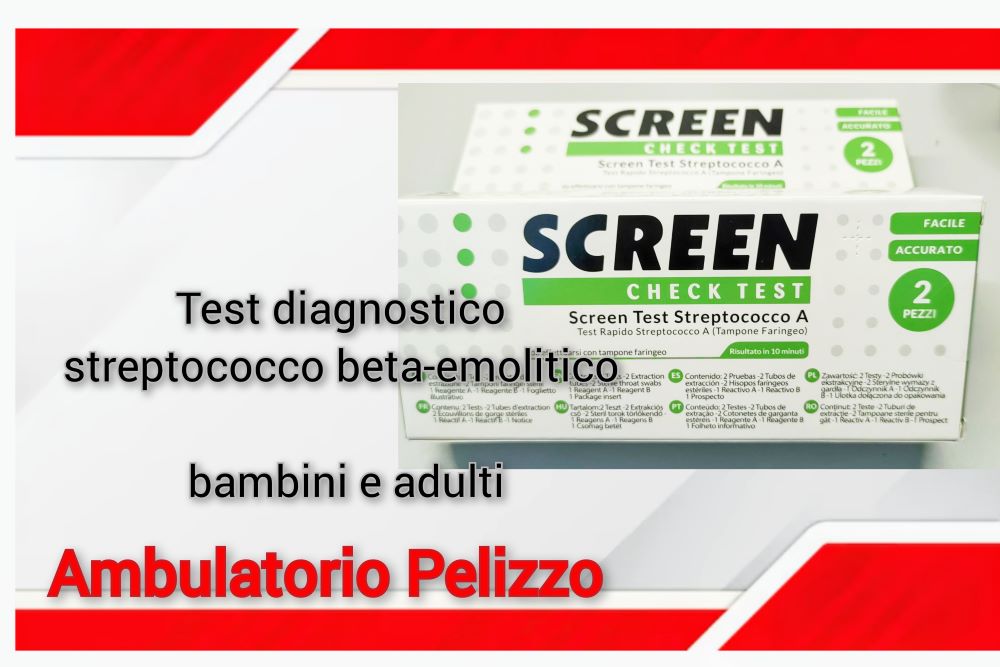 test diagnostico per streptococco beta-emolitico tipo A