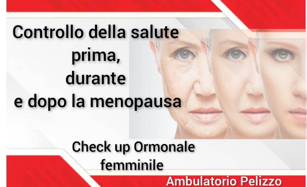 check up ormonale femminile con analisi del sangue per la menopausa
